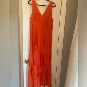 Express Bright Orange Maxi Dress- Brand New!